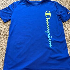 Champion Boy’s Size XL 14/16 Blue Short Sleeve Tee